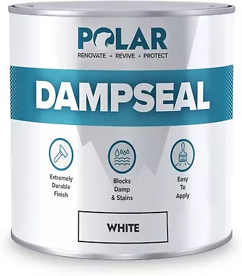 Polar Anti Damp Paint White 500ml Proof 500.00 Ml (Pack Of 1)  • £22.99