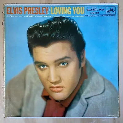 LPM-1515 Elvis  Loving You  Long Play 1957 RCA Victor VG+/VG • $44.99