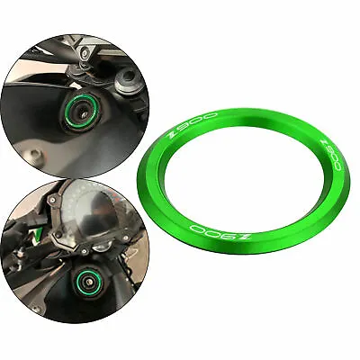 Ignition Key Hole Cover Accessories Parts For Kawasaki Z900   Green • £10.34