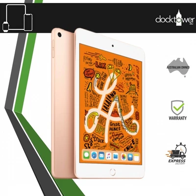 $549 • Buy Apple IPad Mini 5 256GB 7.9” A2124 WiFi + Cellular Gold Excellent Condition AU