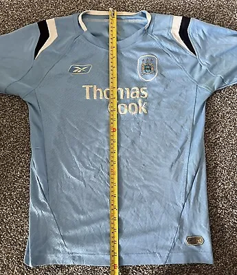 Vintage Official Manchester City Original Football Shirt Used Man City Child’s • £12.99