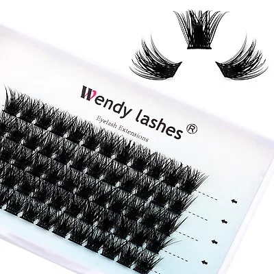 £1.99 • Buy Individual Cluster Lashes Self-Adhesive Eyelash Ultra Thick Lashes Wendy Lashes 