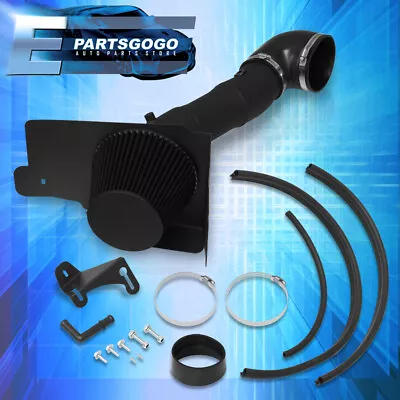 For 05-09 Ford Mustang V8 Cold Air Intake 3.5  Piping Black + Heat Shield Filter • $56.99