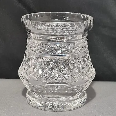 £7.99 • Buy Vintage Lead Crystal Posey Bud Vase Or  Honey Pot Small 9.5cm 1970s 1980s