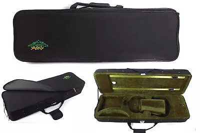 New Violin Case 4/4 Full Size Violin Box Wooden Oblong Cases For Violin Straps • $63.48