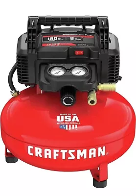 Craftsman CMEC6150 6 Gal Oil-Free Portable Pancake Air Compressor W/ Kit • $125