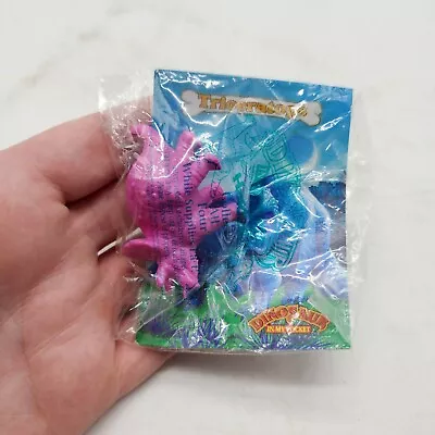 Vintage Matchbox Monster In My Pocket Hardee's Premium Dinosaur Triceratops PINK • $19.95