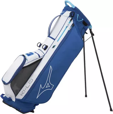 MIZUNO Golf Men's Caddy Bag K1-L0 Stand 9 X 47 Inch 1.5kg Blue White 5LJC2228 • $177.45