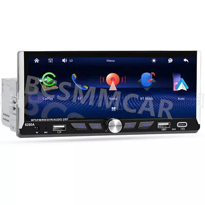 Android 13 Stereo Radio 6.9in Car Multimedia Player WiFi GPS Bluetooth Head Unit • $180.21