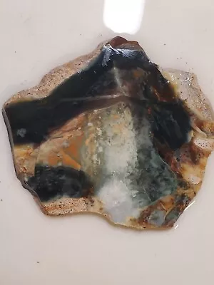 Blue Mountain Porcelain  Picture Morrisonite Jasper Rough Oregon 117g Lapidary  • $49