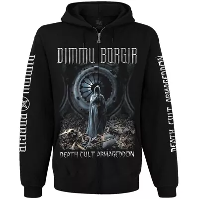 Dimmu Borgir  Death Cult Armageddon  Hoodie Zip Up Sweatshirt Black Mayhem • $56.99
