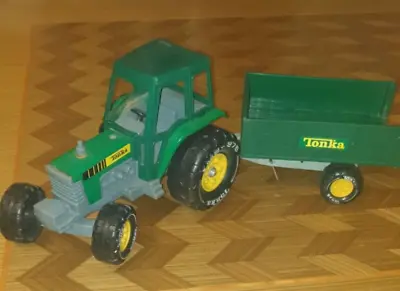 Tonka Green Tractor + Trailer XMB-975 *FREE POSTAGE* • $179