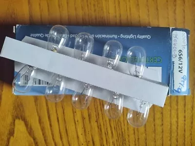 EIKO Bulb #6S6  Candelabra Base E12 Halogen 6 Watt 12 Volt (Price Per Bulb) • $1.50