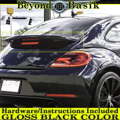 2012 13 14 2015 2016 2017 2018 2019 VW Beetle GLOSS BLACK Factory Style Spoiler • $74.99