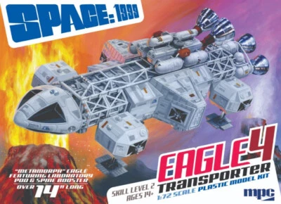 £88.90 • Buy Space 1999 Eagle 4 Transporter With Lab Pod & Spine Booster 1:72 Model Kit MPC 