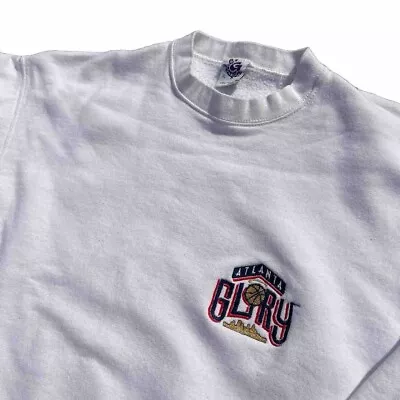 Vintage Atlanta Glory Women’s Basketball Embroidered Crewneck Sweatshirt XL • $20