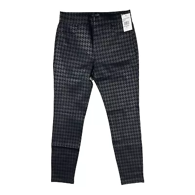 $14.99 • Buy New SANCTUARY Pants Runway Legging Black Houndstooth Women's Size Medium NWT