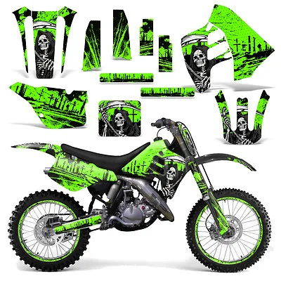 Decal Graphic Kit Backgrounds Suzuki RM125 RM250 125 250 Dirt Bike 93-95 REAP G • $79.95