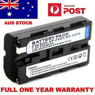 Battery Pack For Sony NP-F330 NP-F550 NP-F570 BC-VM10 BC-VM50 BC-V615 Brand New • $29.88