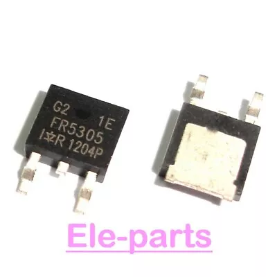 50 PCS IRFR5305 TO-252 FR5305 IRFR5305TRPBF P-Channel Power Mosfet Transistor • $9.45