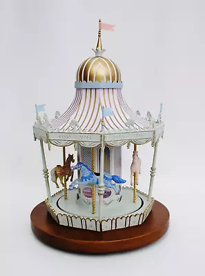 Disney 40th Anniversary Mary Poppins Wind Up Music Box Carousel Jolly Holiday • $575