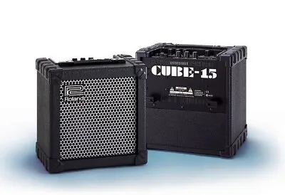 $248 • Buy Vintage Roland Cube 15 Portable Amplifier With Overdrive Distortion Metal & More