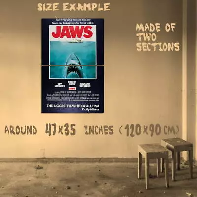 359409 Jaws Thriller Film Steven Spielberg Shark Art Decor Print Poster AU • $48.35