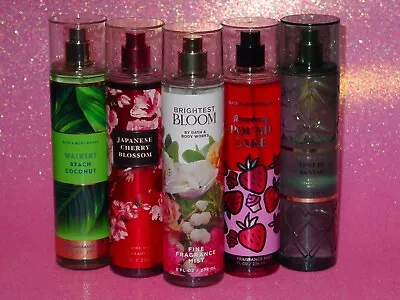 Bath & Body Works Fine Fragrance Mist 8 Oz Singles Holiday Everyday **choose**  • $12.50