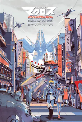 Macross/Robotech Roy And Claudia Walking Poster 12inx18in Free Shipping • $9.95