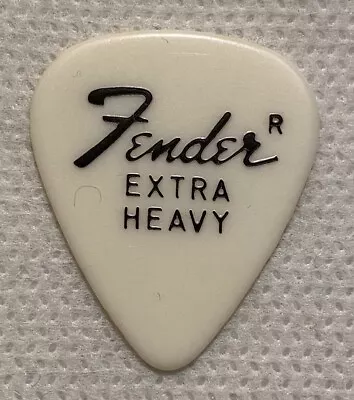 Vintage Guitar Picks￼-1970’s Fender -351-Heavy- X-Heavy-White Celluloid- NOS • $4.49