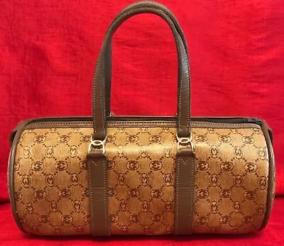 Rare Vintage Morabito Purse W/ Logo Brown Pattern / Excellent Condt / Paris • $250