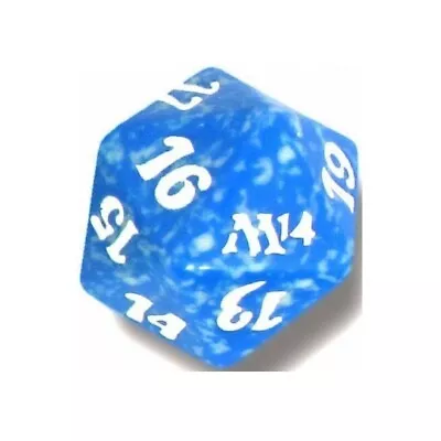 M14 BLUE Spindown Life Counter DICE D20 Mtg Mana Dice • $3.99