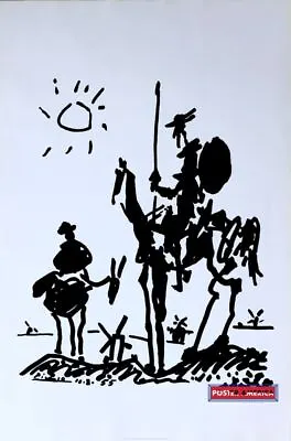 $17.80 • Buy Pablo Picasso Don Quixote  Art Poster 24 X 36