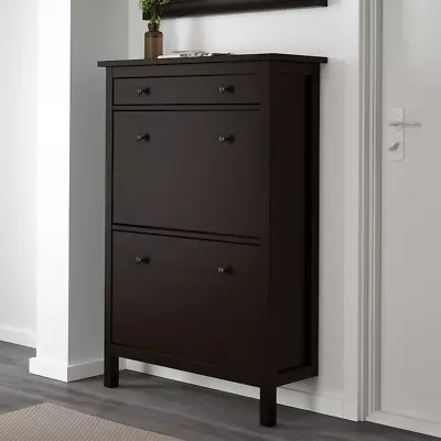 IKEA Hemnes Shoe Cabinet Storage - Black /Brown - Collection From SE13 • £80