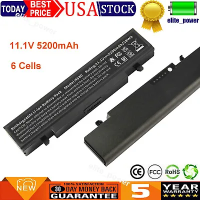 R580 Laptop Battery For Samsung 6Cell AA-PB9NC6B AA-PB9NS6B R428 R780 R730 RV511 • $14.95