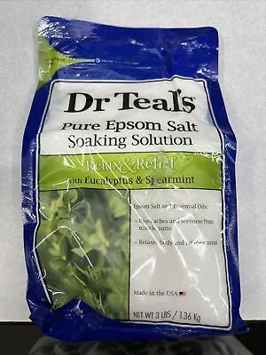 Dr Teal's Pure Epsom Salt Soaking Solution Relax & Relief. 3 LBS / 1.36 KG • $11