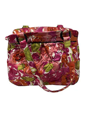 VERA BRADLEY Collectable VINTAGE ROSE’ WILMA-Luxe Sateen Satchel Bag • $8.49