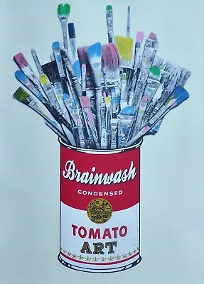 Mr Brainwash  Tomato Pop Off White In Can Hand Signed Uniquely Hand-Finished Art • $2395