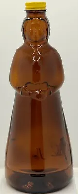 Vintage Kerr Brand Mrs Buttersworth Glass Bottle W/ Metal Yellow Screw On Cap  • $28.95
