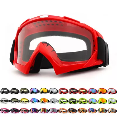 Motorcycle Offroad Race Goggles Motocross MX ATV MTB Bike Enduro Glasses Eyewear • $13.99