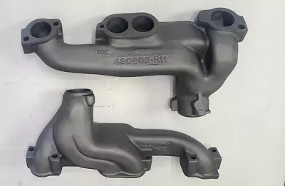 COATED! 70-81 FB / TA 68-72 GTO Round Port Ram Air IV H/O Super Duty Manifolds • $999