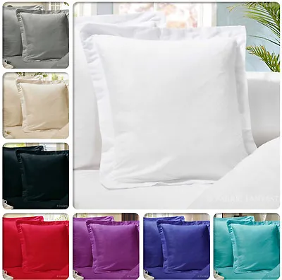 Pair Of European Pillowcases  65 X 65 Cm 1000TC Pillow Cases • $29.99