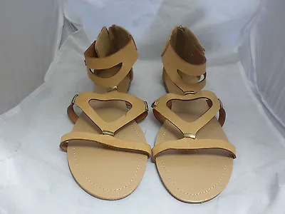 London Rebel Tan Sandals UK 6 EU 39 JS11 64 SALEs • £12