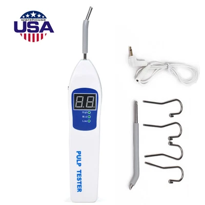 $27.99 • Buy Dental Pulp Tester Testing Oral Teeth Nerve Vitality Endodontic LCD 4 Hooks FDA