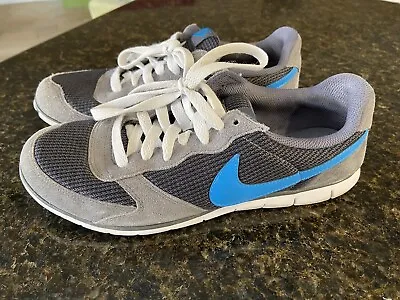 Nike Women's Eclipse Athletic Sneaker Shoes Size 7 Ladies Anthracite Grey Blue • $22