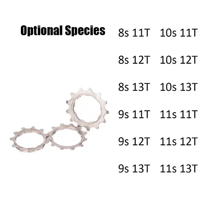  8/9/10/11 Speed 11T/12T/13T Freewheel Flywheel Pinion For Bicycle Bike P4A2 • $7.90