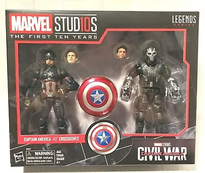 Marvel Legends Studios CAPTAIN AMERICA & CROSSBONES First 10 Years Civil War • $79.99