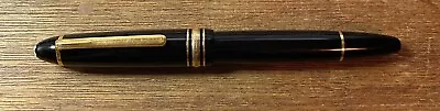 Montblanc Meisterstuck 4810 No. 146 14K 585 Black & Gold Fountain Pen Broad Nib • $142.10