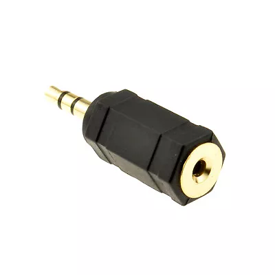 2.5mm Stereo Socket To 3.5mm Stereo Jack Plug Adapter Gold Plated [008705] • £2.40