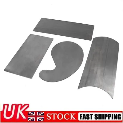 4 Piece 0.8mm Cabinet Scraper Set For Hardwood Woodworking 3 Shapes UK Brand New • £10.99